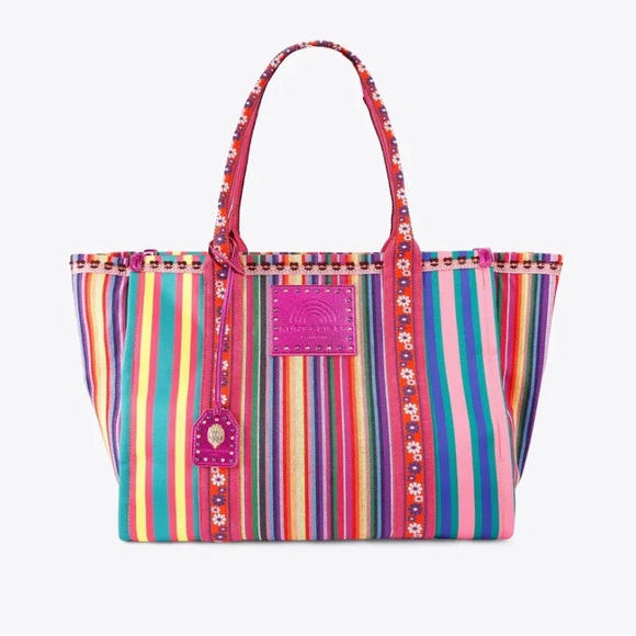 Kurt Geiger Handbags - Kurt Geiger Multicolor Large Striped Tote NWT w/ Dustbag 💖💖